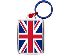 Pixly® United Kingdom Flag Keyring Key Fob England Great Britain Union Jack UK Country Keychain Keepsake Souvenir Gift
