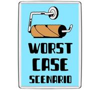 Pixly® Worst Case Scenario Fridge Magnet Large Jumbo Size Funny Joke Keepsake Novelty Refrigerator Magnets Gift