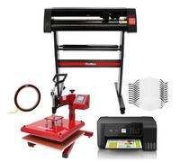 Sublimation Face Mask Swing Heat Press Eco Tank Printer Vinyl Cutter Signcut Pro