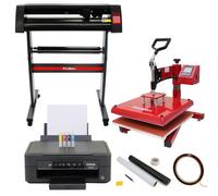 PixMax 38Cm Swing Press, 720mm Vinyl Cutter, Epson Printer & Weeding Kit