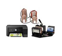 Mug Heat Press Machine Sublimation Mugs Transfer + Various Attachments + Printer
