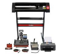 5 in 1 Heat Press Vinyl Cutter Sublimation Printer Plotter Machine 28” Printing