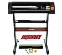 PixMax Vinyl Cutter Plotter Machine 28", SignCut Pro Design Software & Weeding Pack, Black