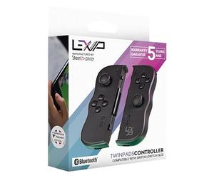 Pixminds Distributio - Lexip Steelplay Twin Pads Blac - GAMESOFTW - P2222z