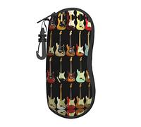 PIXOLE Art Guitar Pattern print Unisex eyeglasses box Cases,sunglasses soft case,glasses case,Protective Case For Glasses