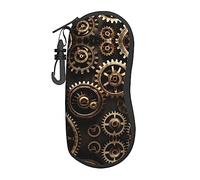 PIXOLE Cow Fur Print print Unisex eyeglasses box Cases,Protective Case For Glasses, sunglasses soft case,glasses case, Cool Steampunk Gears, One size