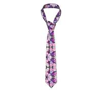 PIXOLE Men's Ties, Stylish Print Ties, for Birthday Wedding Neckties Costume Accessories-Colorful Nature Flower