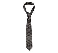 PIXOLE Men's Ties, Stylish Print Ties, for Birthday Wedding Neckties Costume Accessories-Geometric Lines
