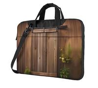 PIXOLE Vintage Door printed Laptop Bag for Women,15.6 Inch Computer Tote Bag Business Office Handbag Shoulder Bag