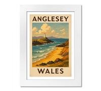 PIXPRINT Anglesey Travel Poster - 5128-a4w