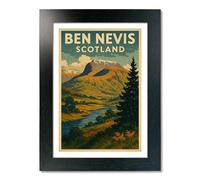 PIXPRINT Ben Nevis Travel Poster - 4731-a4b