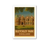 PIXPRINT Bletchley Park Travel Poster - 5485-5p