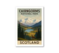 PIXPRINT Cairngorms National Park Travel Poster - 4995-a3p