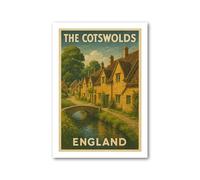 PIXPRINT Cotswolds Travel Poster - 5458-a2p