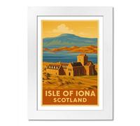 PIXPRINT Isle of Iona Travel Poster - 4679-a3w