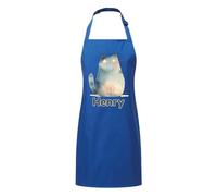 PIXPRINT Personalised Any Name Cat Waterproof Kids Apron. Craft, Bake, Cook. Boy, Girl, Unisex. Gift