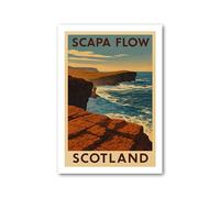 PIXPRINT Scapa Flow Travel Poster - 4513-5p