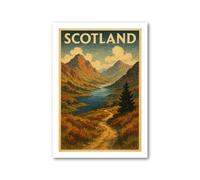 PIXPRINT Scotland Travel Poster - 4341-a4p