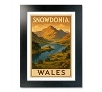PIXPRINT Snowdonia Travel Poster - 5155-a3b