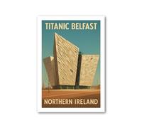 PIXPRINT Titanic Belfast Travel Poster - 5335-4p