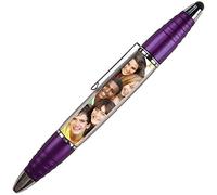 PixStylus 2 in 1 Personalized Pen and Stylus Combo - DIY - Just Insert a Photo or Create Your Own Custom Insert Online - Violet/Purple
