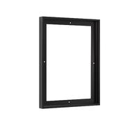 Pixy Canvas Floater Frame 10x12 for 3/4 (0.75) inch Deep Canvas Paintings/Canvas Prints/Wood Canvas Panels/Wall Art/Wall Decor/Home Decor/Artwork (Black, 10 x 12 inch, Portrait)