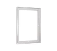 Pixy Canvas Floater Frame 12x16 for 3/4 (0.75) inch Deep Canvas Paintings/Canvas Prints/Wood Canvas Panels/Wall Art/Wall Decor/Home Decor/Artwork (Chrome, 12 x 16 inch, Portrait)
