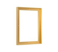 Pixy Canvas Floater Frame 16x20 for 3/4 (0.75) inch Deep Canvas Paintings/Canvas Prints/Wood Canvas Panels/Wall Art/Wall Decor/Home Decor/Artwork (Brass Gold, 16 x 20 inch, Portrait)