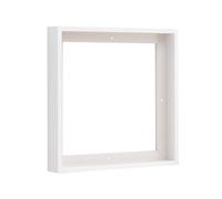 PIXY CANVAS Floater Frame 18x18 for 1-1/2 (1.5) inch Deep Canvas Paintings/Canvas Prints/Wood Canvas Panels/Wall Art/Wall Decor/Home Decor/Artwork (White, 18 x 18 inch, Square)