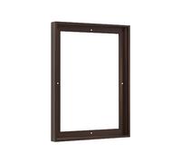 Pixy Canvas Floater Frame 18x24 for 3/4 (0.75) inch Deep Canvas Paintings/Canvas Prints/Wood Canvas Panels/Wall Art/Wall Decor/Home Decor/Artwork (Dark Walnut, 18 x 24 inch, Portrait)