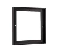 Pixy Canvas Floater Frame 20x20 for 3/4 (0.75) inch Deep Canvas Paintings/Canvas Prints/Wood Canvas Panels/Wall Art/Wall Decor/Home Decor/Artwork (Black, 20 x 20 inch, Square)