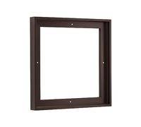Pixy Canvas Floater Frame 24x24 for 3/4 (0.75) inch Deep Canvas Paintings/Canvas Prints/Wood Canvas Panels/Wall Art/Wall Decor/Home Decor/Artwork (Dark Walnut, 24 x 24 inch, Square)