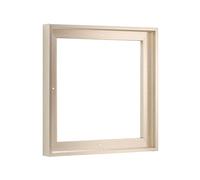Pixy Canvas Floater Frame 24x24 for 3/4 (0.75) inch Deep Canvas Paintings/Canvas Prints/Wood Canvas Panels/Wall Art/Wall Decor/Home Decor/Artwork (Champagne, 24 x 24 inch, Square)