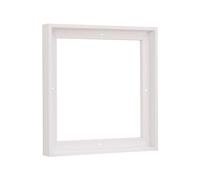 Pixy Canvas Floater Frame 4x4 for 3/4 (0.75) inch Deep Canvas Paintings/Canvas Prints/Wood Canvas Panels/Wall Art/Wall Decor/Home Decor/Artwork (White, 4 x 4 inch, Square)