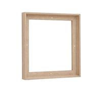 Pixy Canvas Floater Frame 60x60cm for 1.9cm (19 mm) Deep Canvas Paintings/Canvas Prints/Wall Art/Wall Decor/Home Decor/Artwork (Nordic White Oak, 60 x 60 cm, Square)