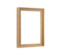 Pixy Canvas Floater Frame 8x10 for 1-1/2 (1.5) inch Deep Canvas Paintings/Canvas Prints/Wood Canvas Panels/Wall Art/Wall Decor/Home Decor/Artwork (Scratched Gold & Cream, 8 x 10 inch, Portrait)