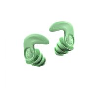 Pixywell Noise Cancelling Earplugs for Sleep and Swim UKAS Certified Side Sleeper Comfort, Small Ear Canal Fit, Reusable Washable for Tube/NHS Shift/Pub, Carbon Trust Certified (Children Light Green)