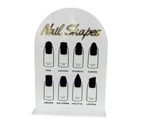 PIXZCSA Nail Art Display Stand Enhances Artistic Expression While Displaying Unique Nail Patterns And Shapes Clearly False Tip Showing Holder Art Accessory, Style A