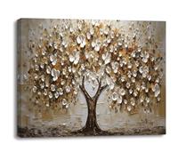 Piy Painting Large Tree Canvas Art Print Oil Painting Pictures Modern Wall Art with Inner Frame for Bathroom Office (1 40 x 30 cm)