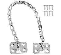 PIYANYO 12 Inch Silver Window Restrictor Heavy-Duty Adjustable Opening Limiters for Windows Doors Furniture and Large Boxes 1PCS