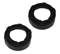 PIYANYO Adhesive Caulk Gun Aluminum Alloy aluminum Front Cap for sausage Caulking Gun And Caulking Gun Front Cap, Black 2PCS