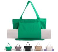 Piyo Yoga Mat Bag Shoulder Tote Sport Gym Bag Outdoors Fitness Tote Bag Pilates Dance Essential Items for Womens Gym Set (Green)