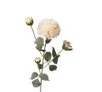 piyulk Emulate of 4 mini chrysanthemums, artificial dahlias, suitable for home decoration, table decoration, photography, wedding decorations, marigold fake flowers(Champagne)