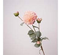 piyulk Emulate of 4 mini chrysanthemums, artificial dahlias, suitable for home decoration, table decoration, photography, wedding decorations, marigold fake flowers(Pink)