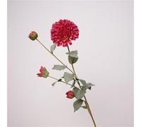 piyulk Emulate of 4 mini chrysanthemums, artificial dahlias, suitable for home decoration, table decoration, photography, wedding decorations, marigold fake flowers(Rosy)