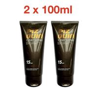 Piz Buin 1 Day Long SPF 15 Medium Sun Protection Lotion 2 x 100ml