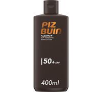 Piz Buin Allergy Lotion SPF 50 (400ml), Sun Cream to Strengthen Skin's Resilience, Sunscreen with Immediate and Effective UVA/UVB Protection for