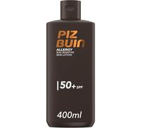 Piz Buin Allergy Lotion SPF 50 (400ml), Sun Cream to Strengthen Skin's Resilience, Sunscreen with Immediate and Effective UVA/UVB Protection for Sensitive Skin, Sweat & Water Resistant
