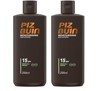 Piz Buin Moisturising Sun Lotion SPF 15, 200ml (Pack of 2)