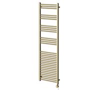 Pizarro Colore Straight Digital Thermostatic Electric Heated Towel Rail | Brushed Brass | Mild Steel | 1800mm x 600mm